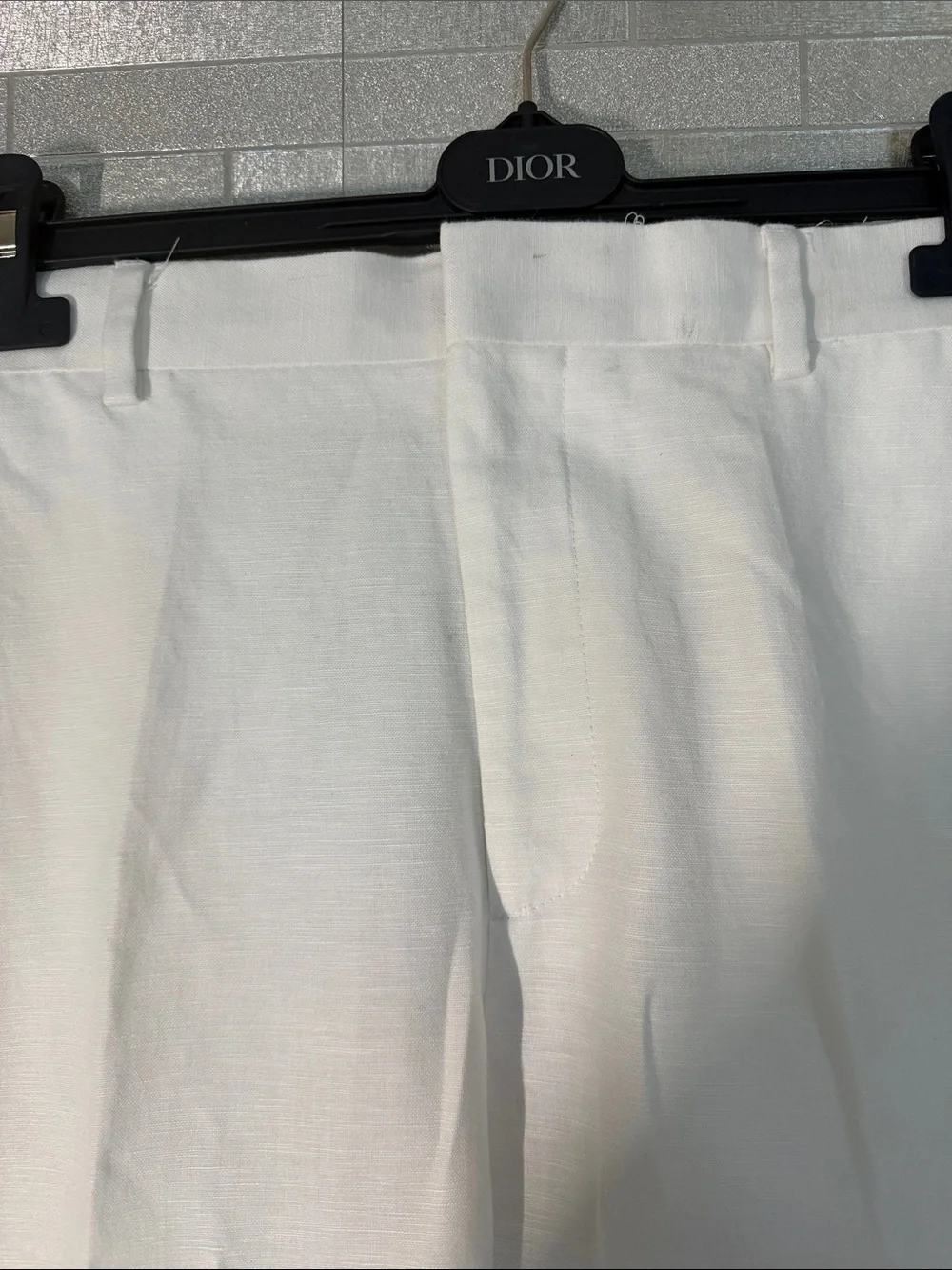 Cubavera Men's white Linen-Blend Dress Pants 38x30